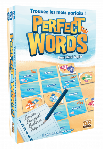 Boîte du jeu de société Perfect Words en Français