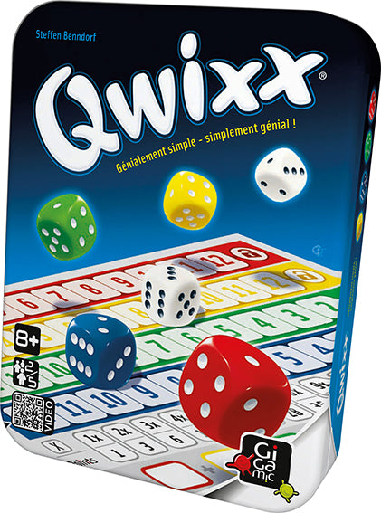 Boîte du jeu Qwixx en Français