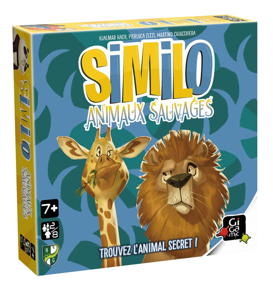 Boîte du jeu Similo Animaux Sauvages en Français
