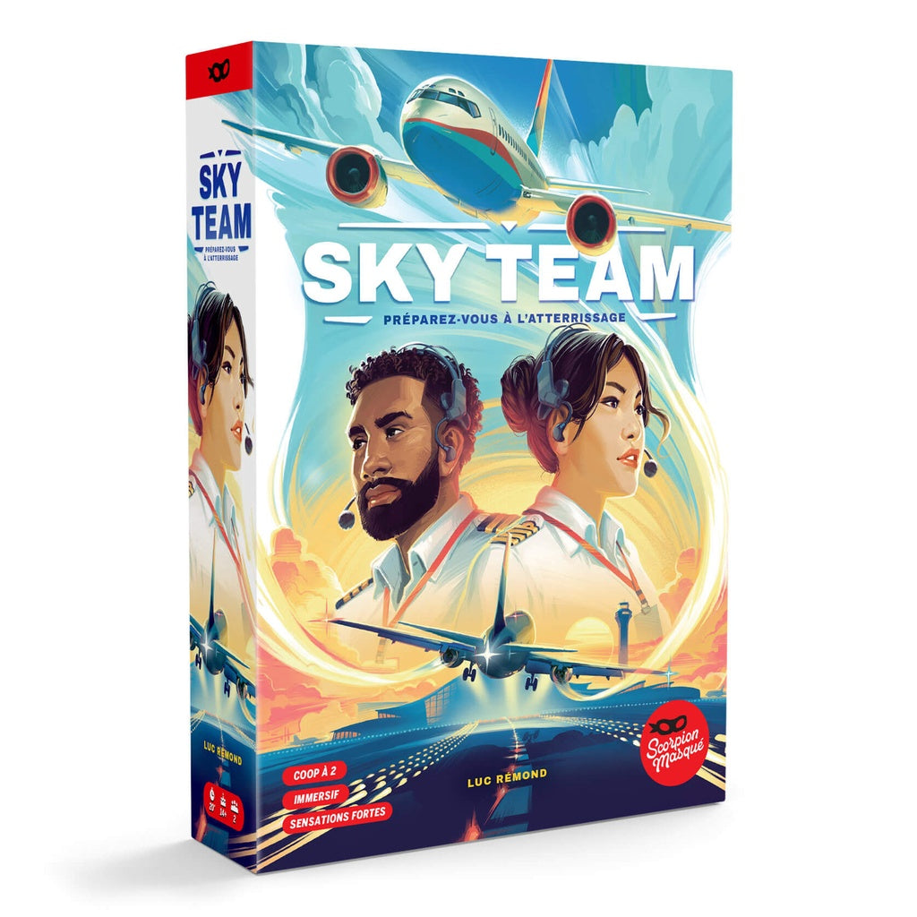 Boîte du jeu de société Sky Team en Français