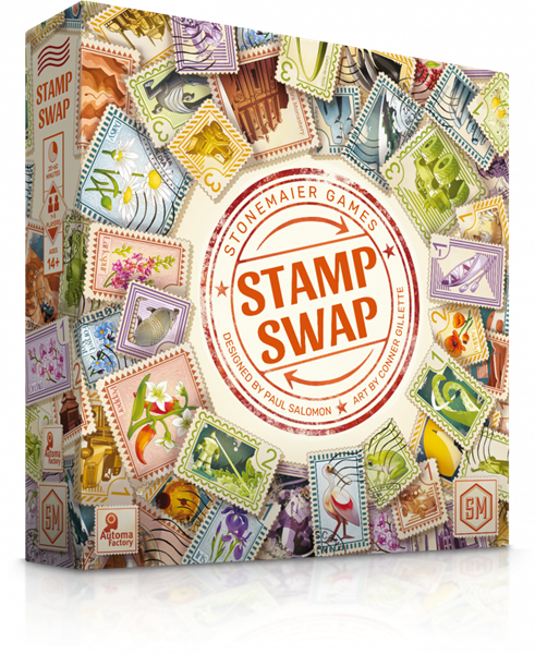 boîte du jeu Stamp Swap en français