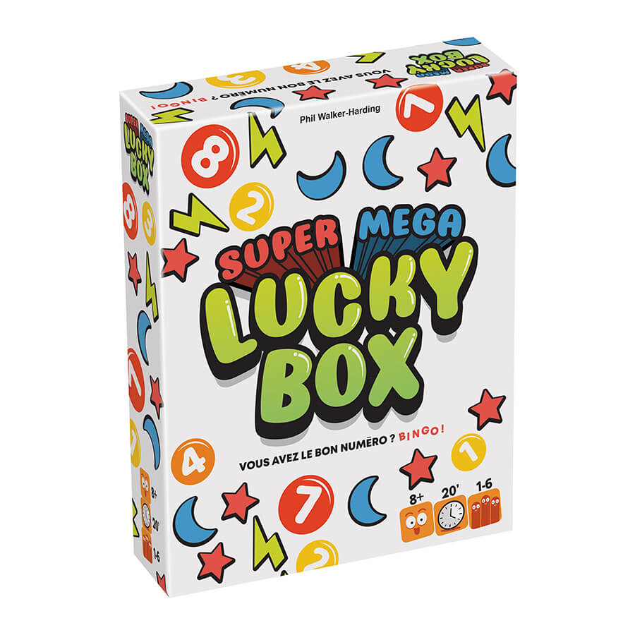 Boîte du jeu de société super mega lucky box en Français