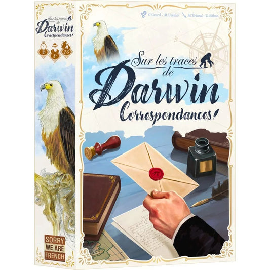 Boite de l'extension correspondances pour le jeu sur les traces de Darwin
