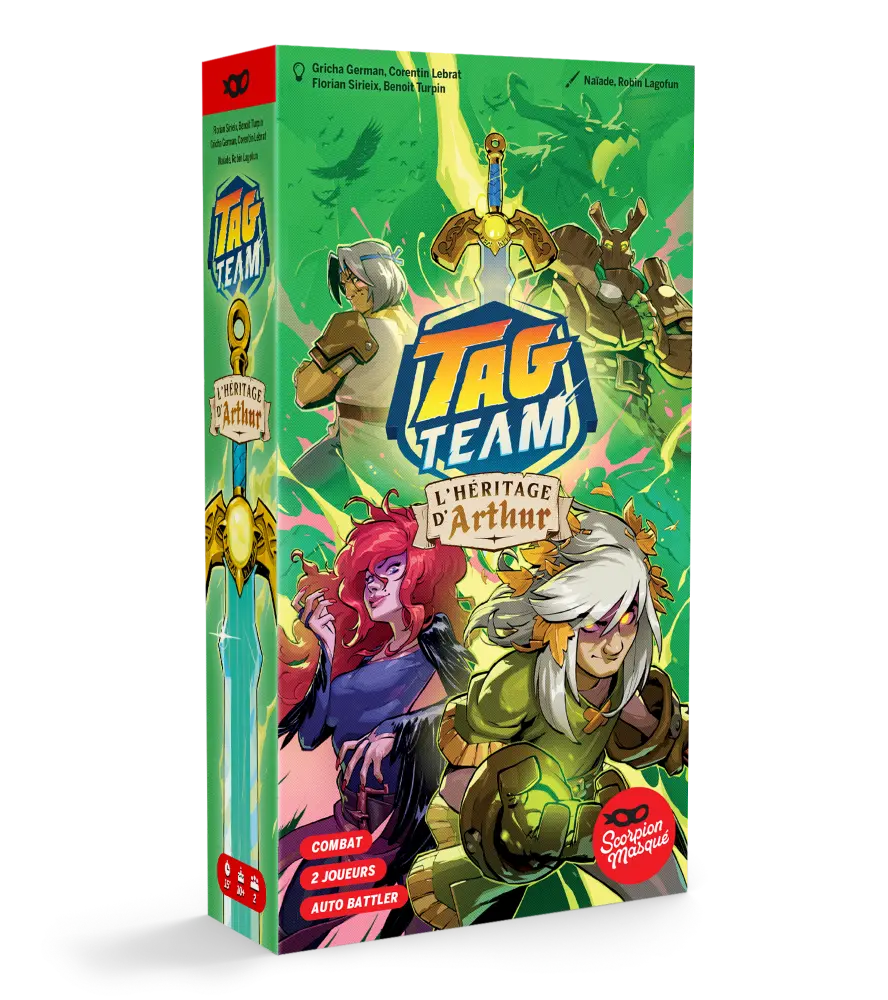 Boite du jeu Tag Team, l'héritage d'arthur en français