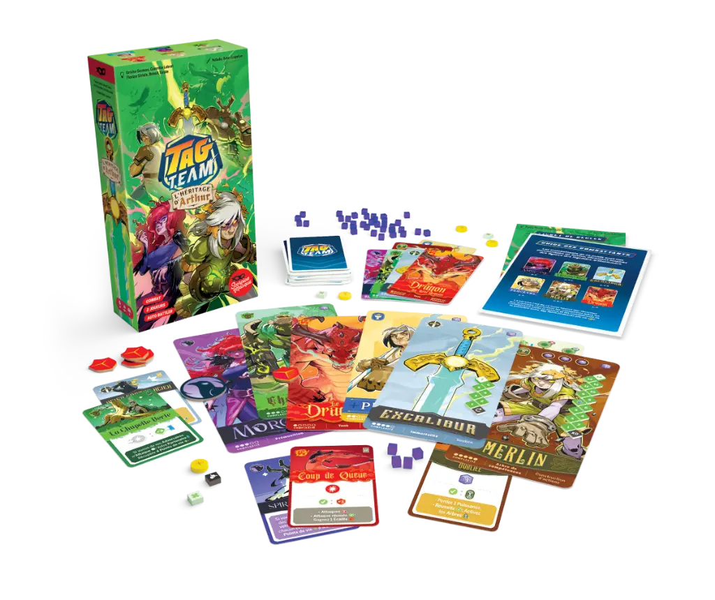 matériel du jeu Tag Team, l'héritage d'arthur en français