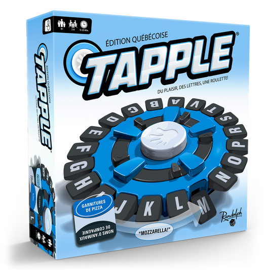 Boîte du jeu Tapple édition québécoise