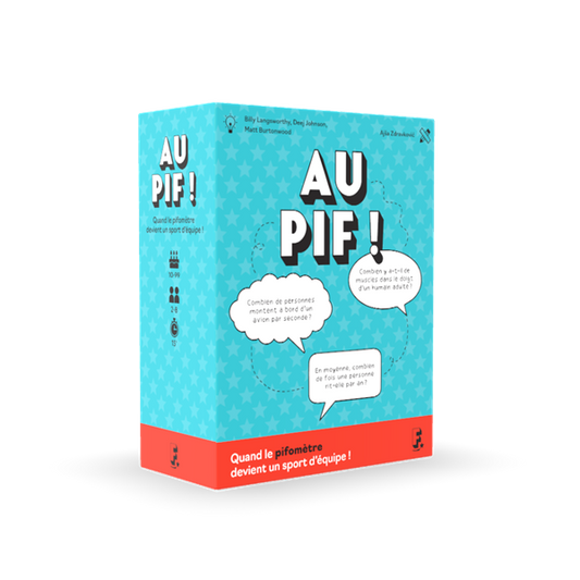 Boîte du jeu au pif! en français