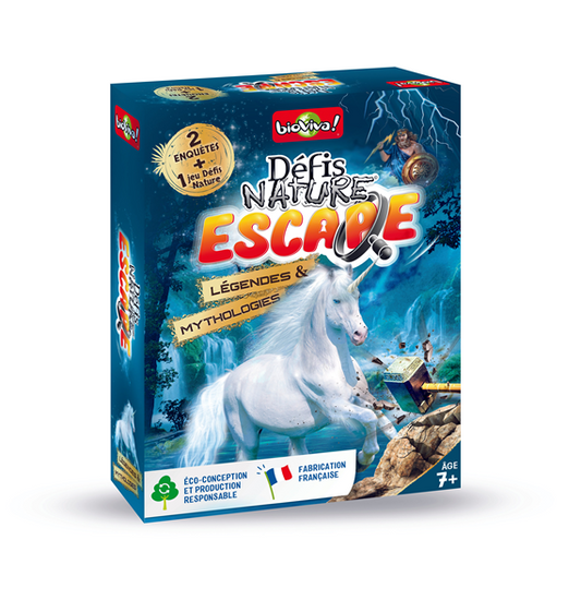 Boîte du jeu défi nature légendes et mythologie en français