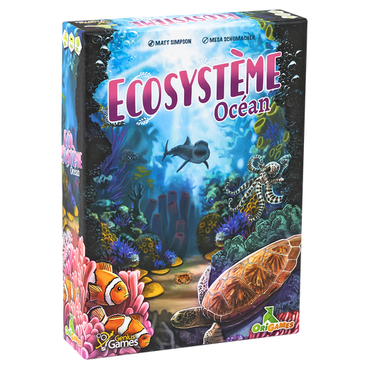 Boîte du jeu Ecosystème Océan en Français