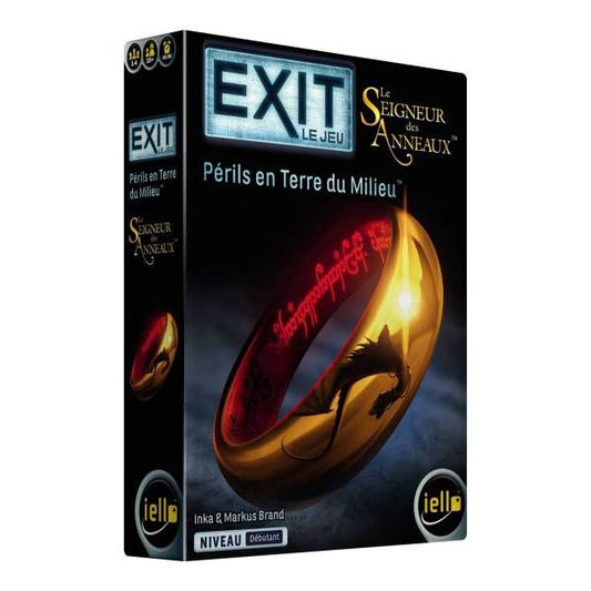 Boîte du jeu EXIT - Seigneur des Anneaux ; Périls en Terre du Milieu