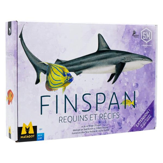 Boîte de l'extension Requis et récifs pour le jeu finspan en français