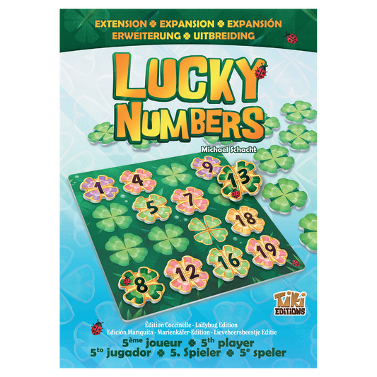 Boîte du de l'extension 5e joueur pour le jeu lucky numbers