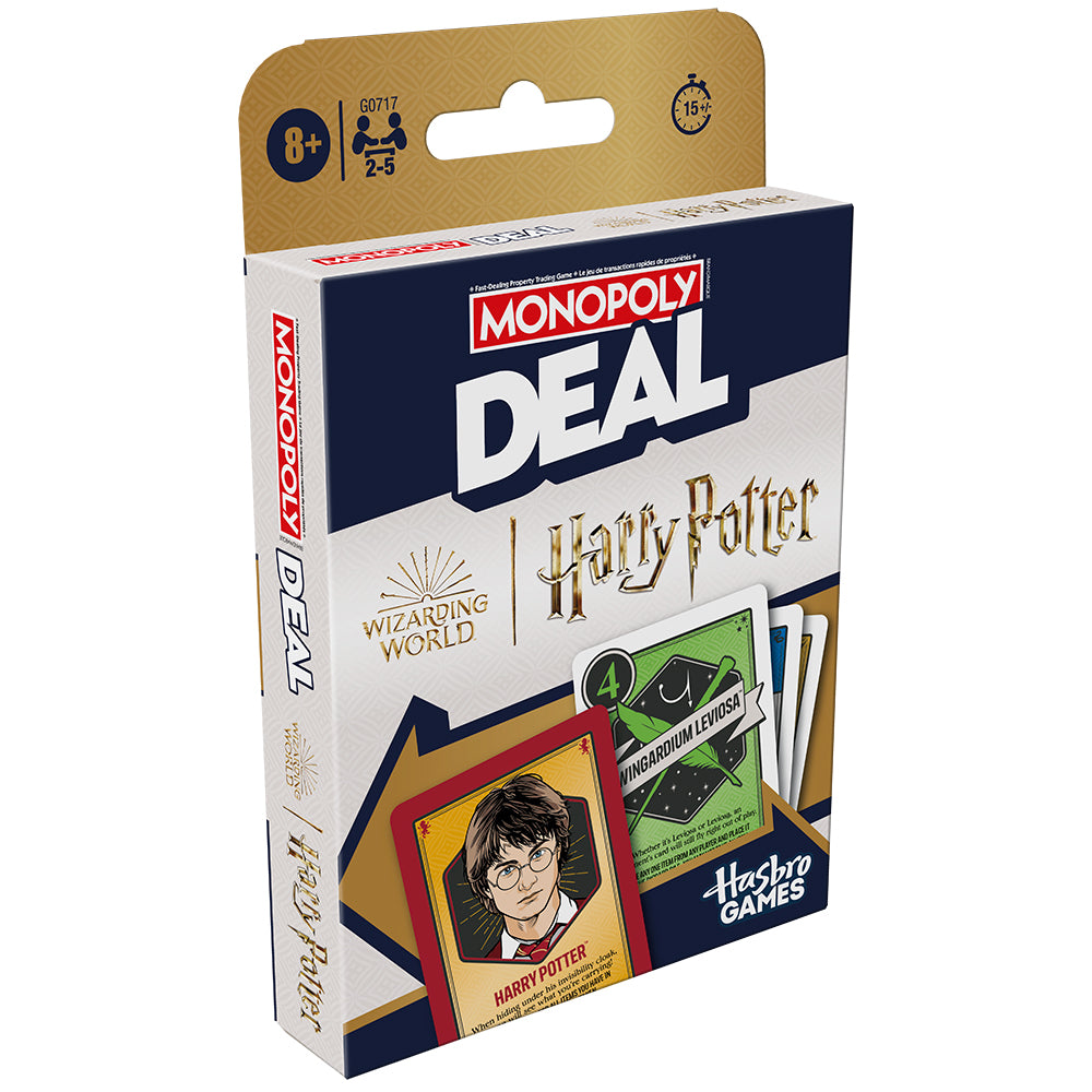 Boîte du jeu Monopoly deal version harry potter en anglais