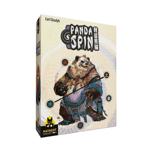 Boîte du jeu Panda Spin en français et anglais