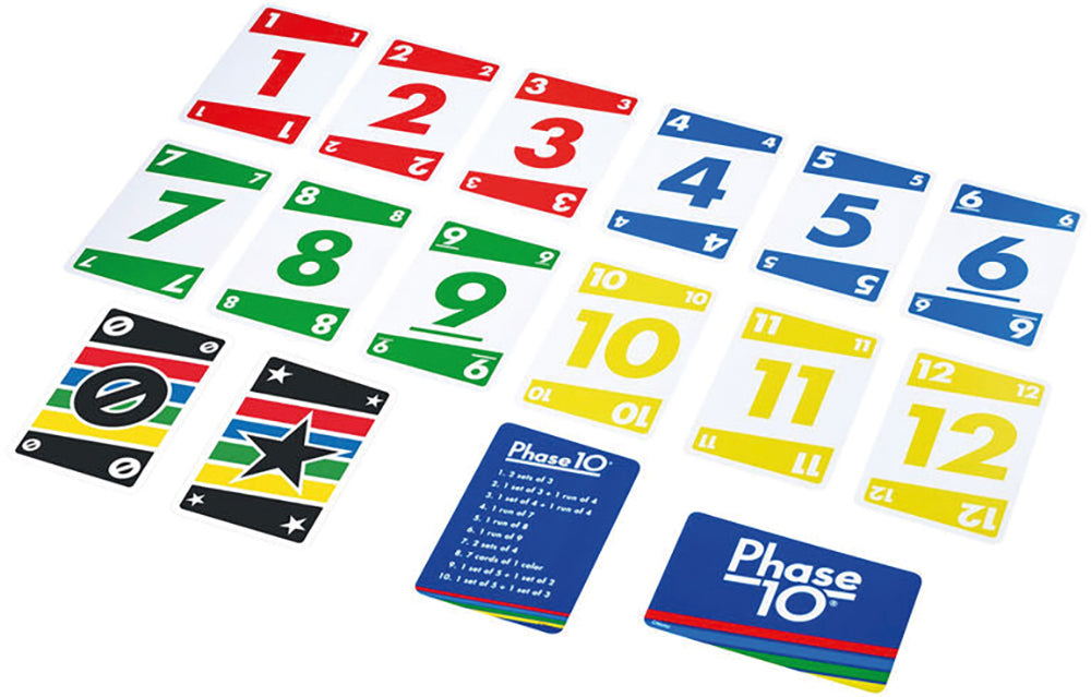 matériel du jeu phase 10