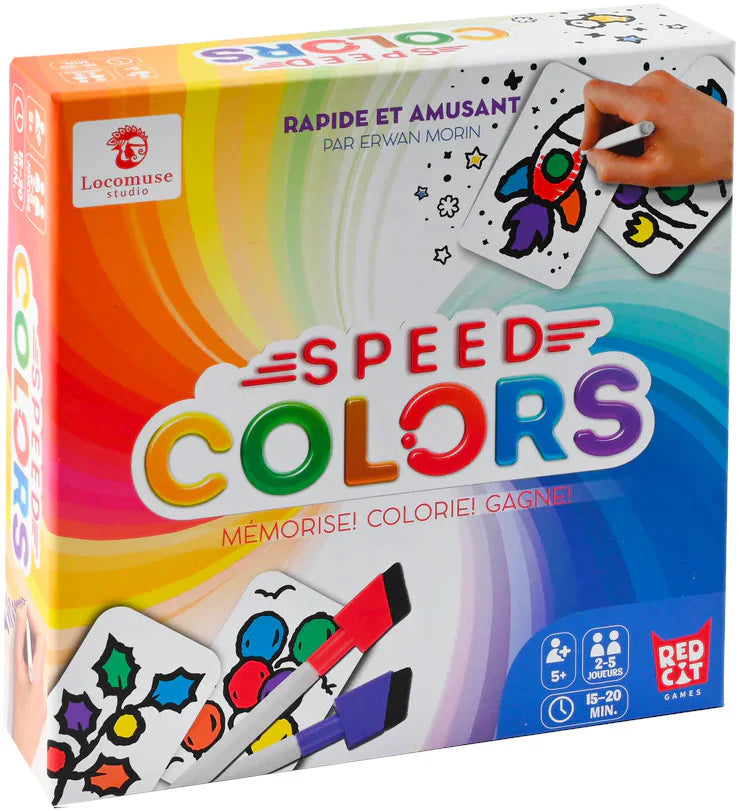 Boîte du jeu Speed Colors en français
