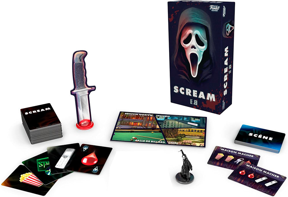 matériel du jeu Scream en français