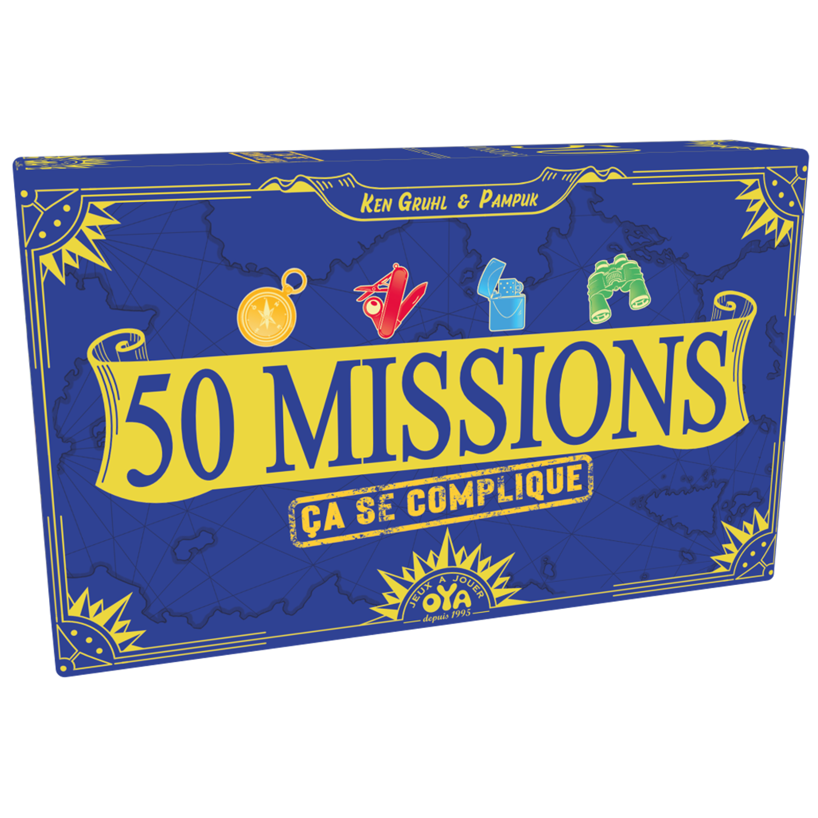 Boite du jeu 50 missions - ça se complique en français