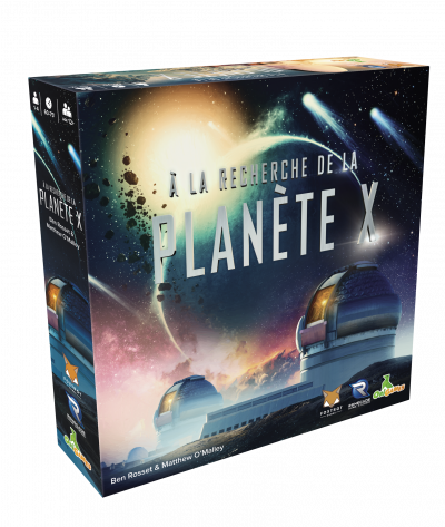 Boite du jeu à la recherche de la planète X en Français