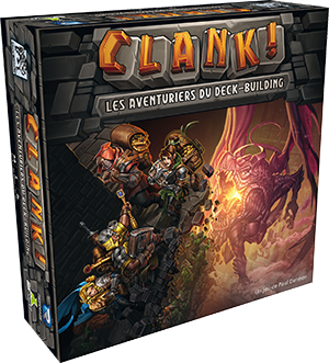 Boîte du jeu Clank! les aventurier du deck-building en Français