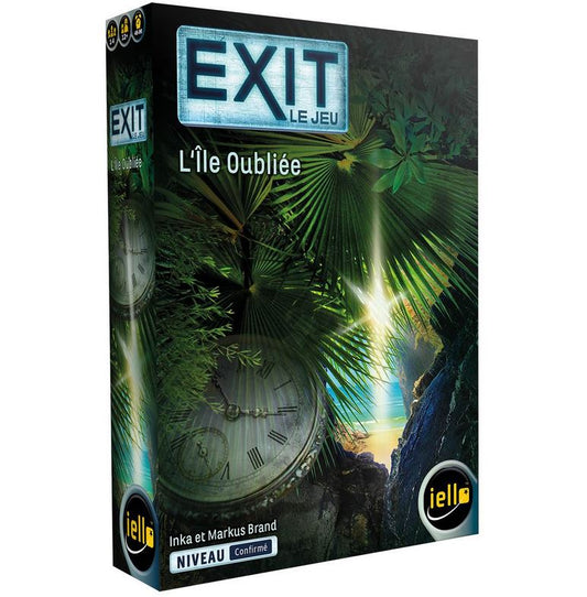 Boîte du jeu Exit - L'île Oubliée en français