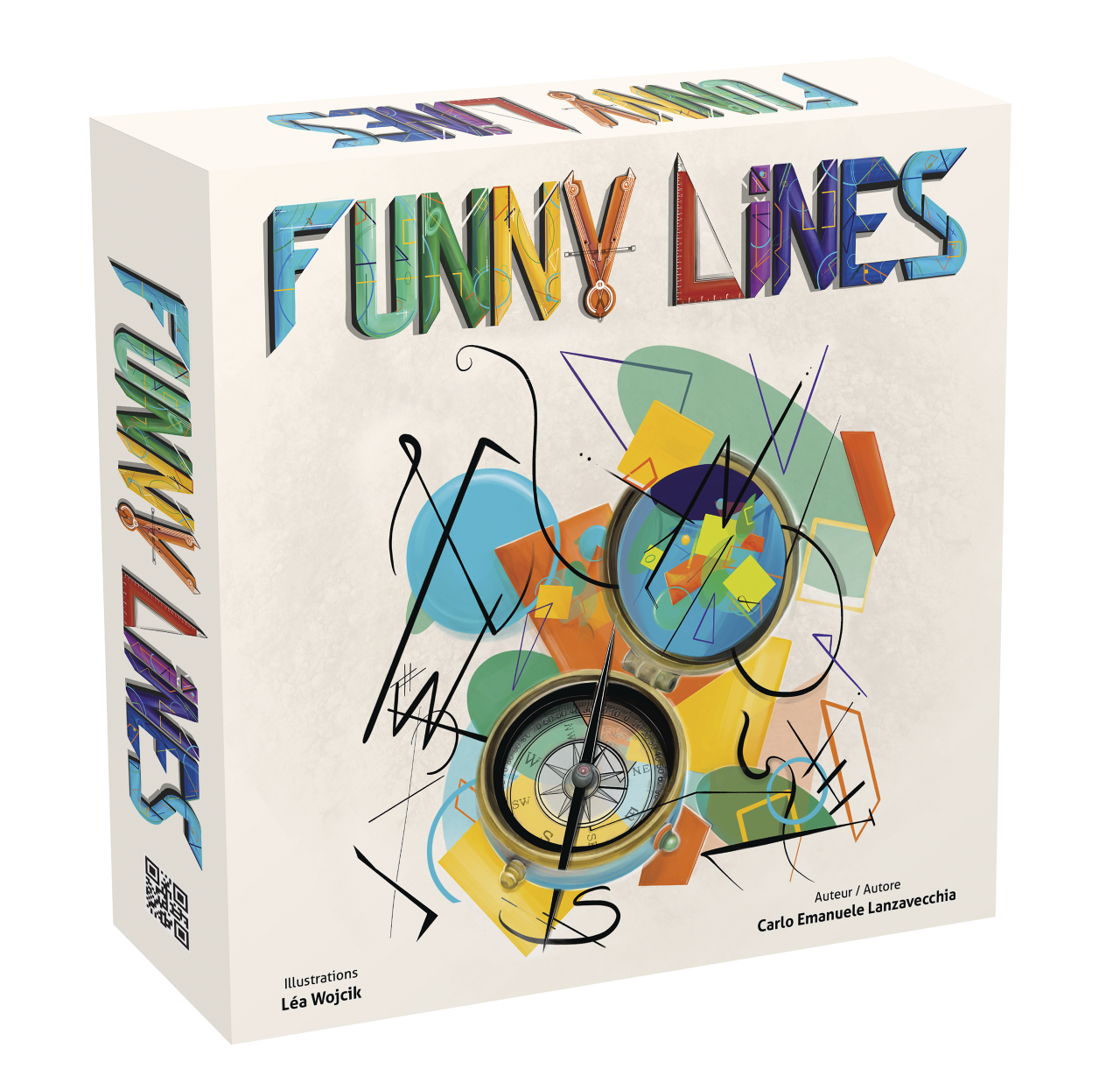 Boîte du jeu Funny Lines en Français